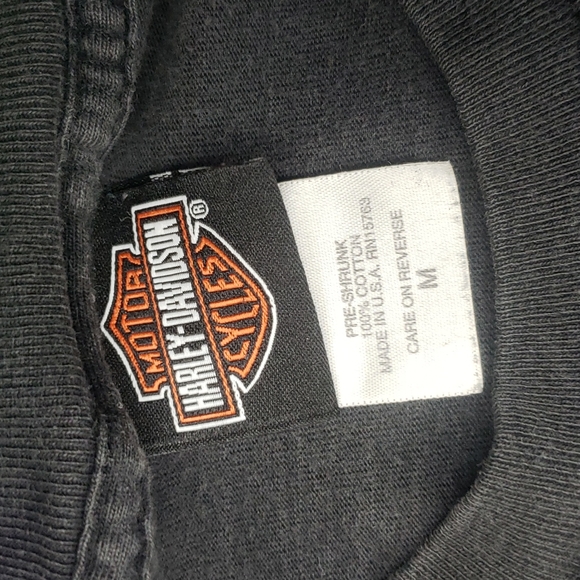 Vintage HARLEY-DAVIDSON Single Stitch T shirt size Medium - Picture 3 of 6